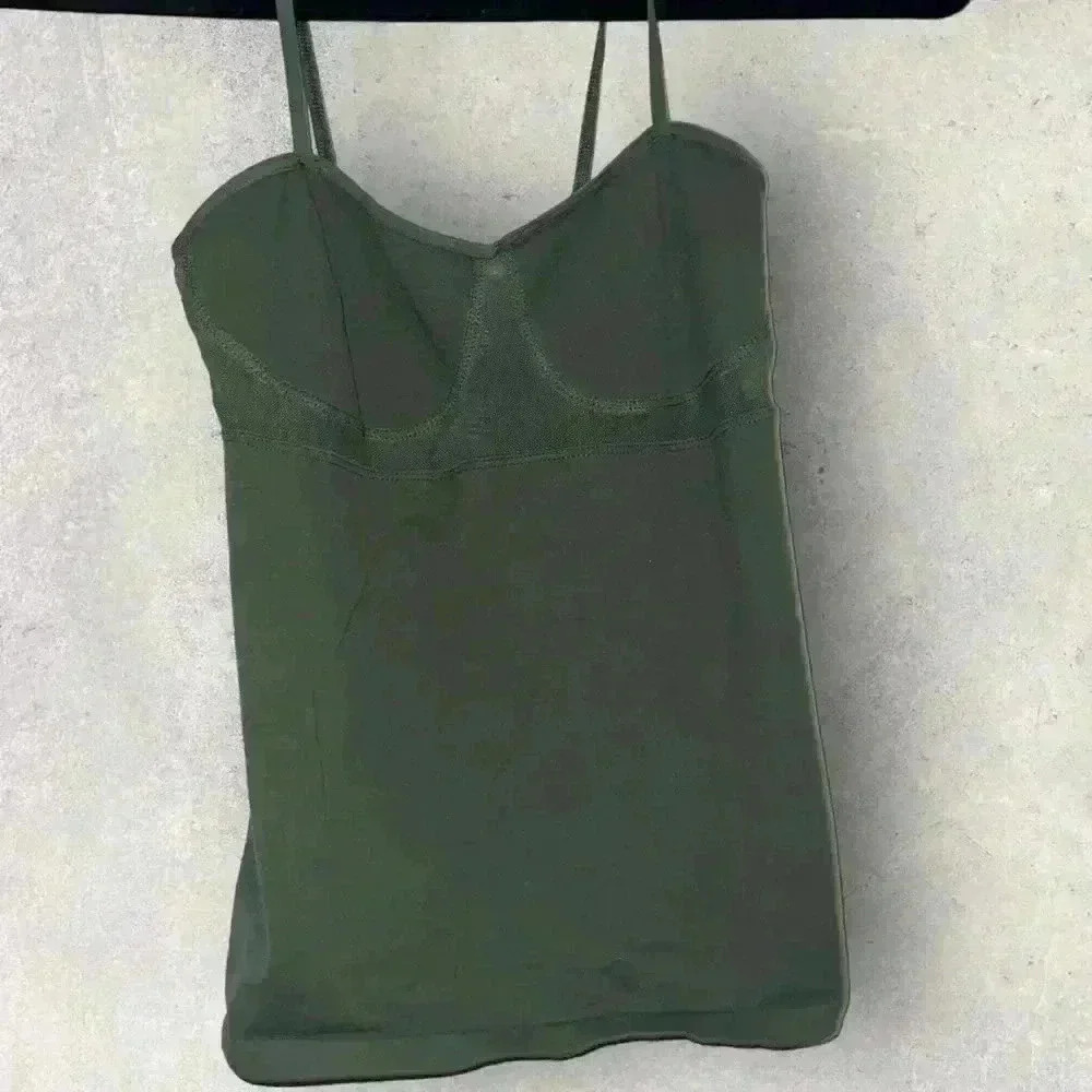 Nwot free people safe green tank top size‎ XS/S